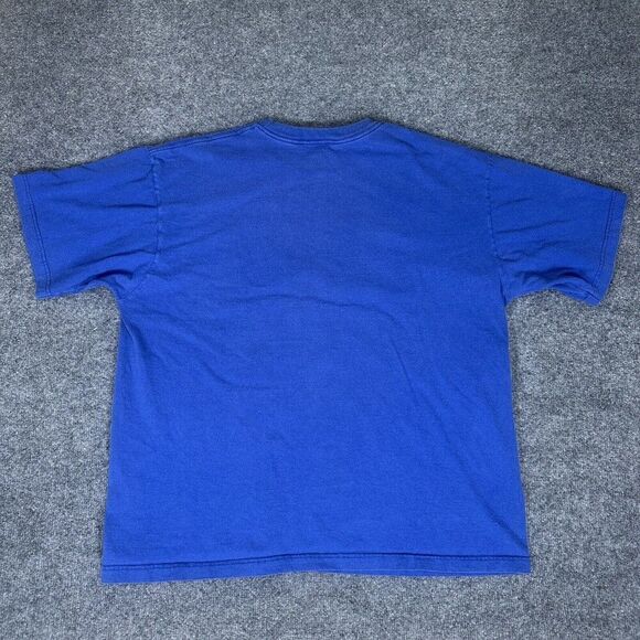 New York Giants Reebok T-Shirt Mens Medium Blue VTG Crew Neck Short Sleeve Adult - Picture 4 of 6